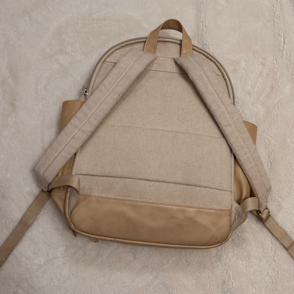 BEIS Travel Backpack in beige - Picture 5 of 12